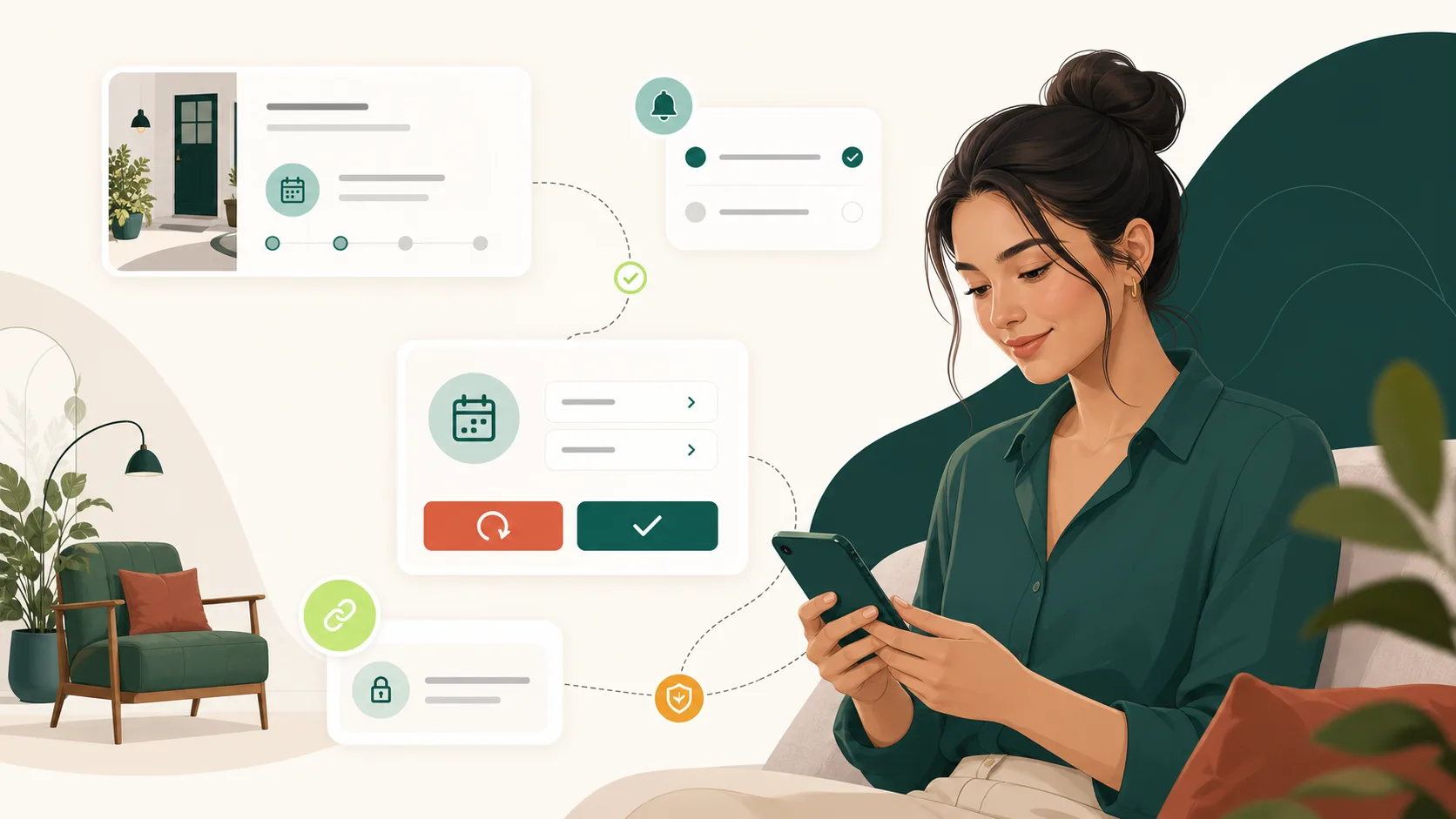 Area member pelanggan menampilkan riwayat booking dari ponsel.
